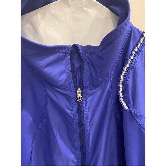 Lululemon Run: Nothin' But Run Jacket Pigment Blue size 10 - Picture 4 of 9